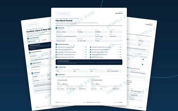 Safety forms